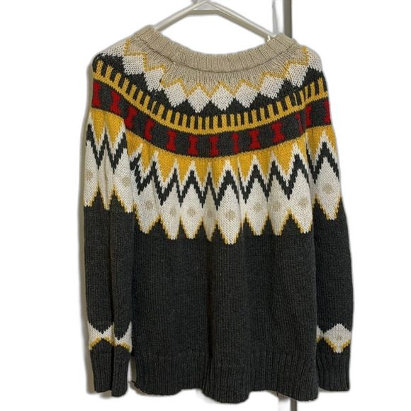 Aerie Fair Isle Festive Feels Holiday Oversized Sweater Size Medium - Picture 5 of 5